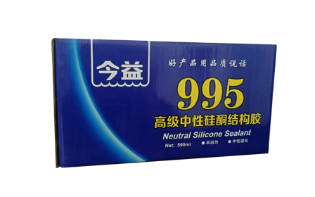 今益家装专用胶 吊顶墙板t脚线 木板中性硅酮结构胶995